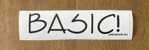 BASIC! Slap sticker