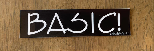 BASIC! Slap sticker