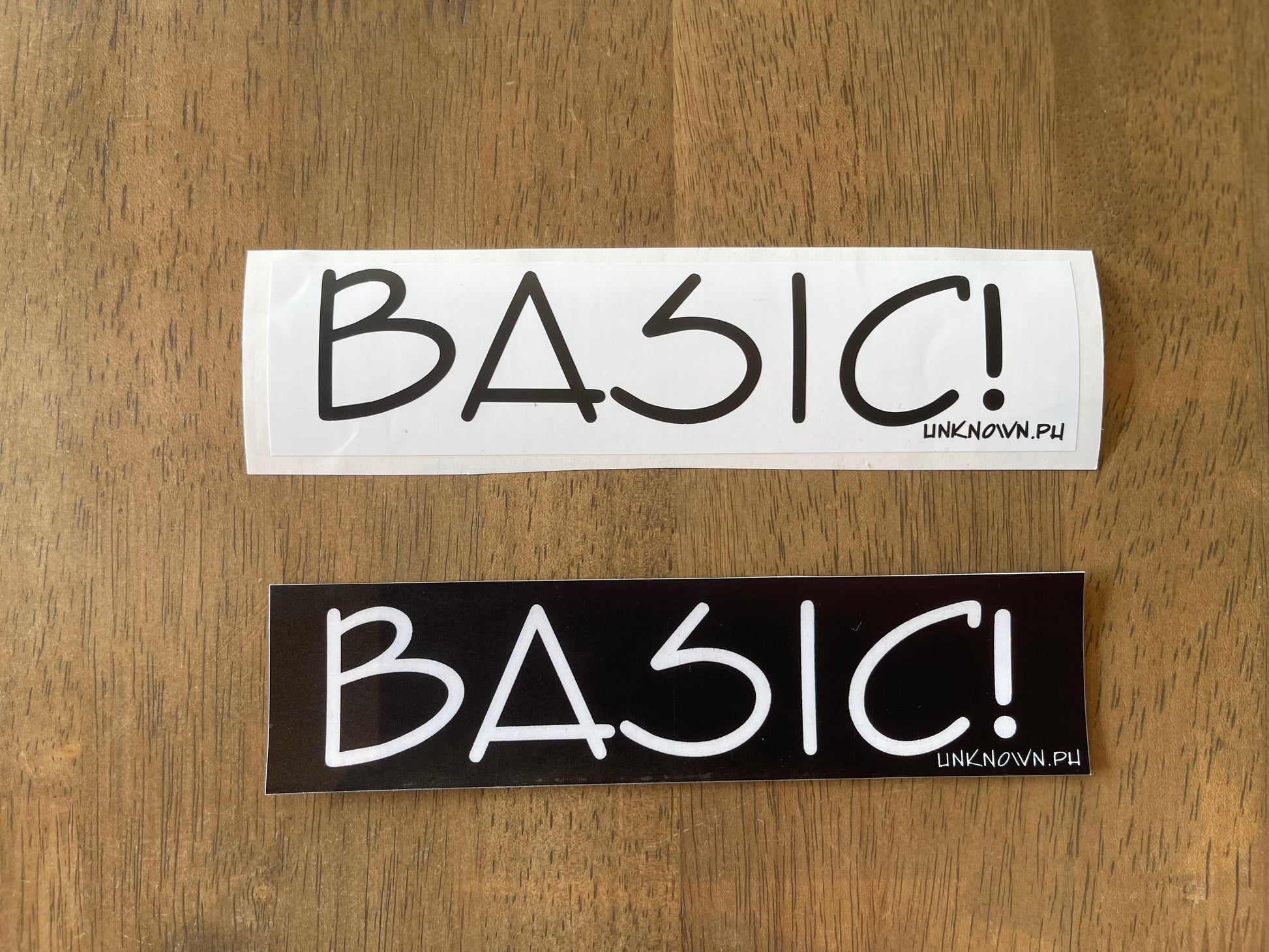 BASIC! Slap sticker